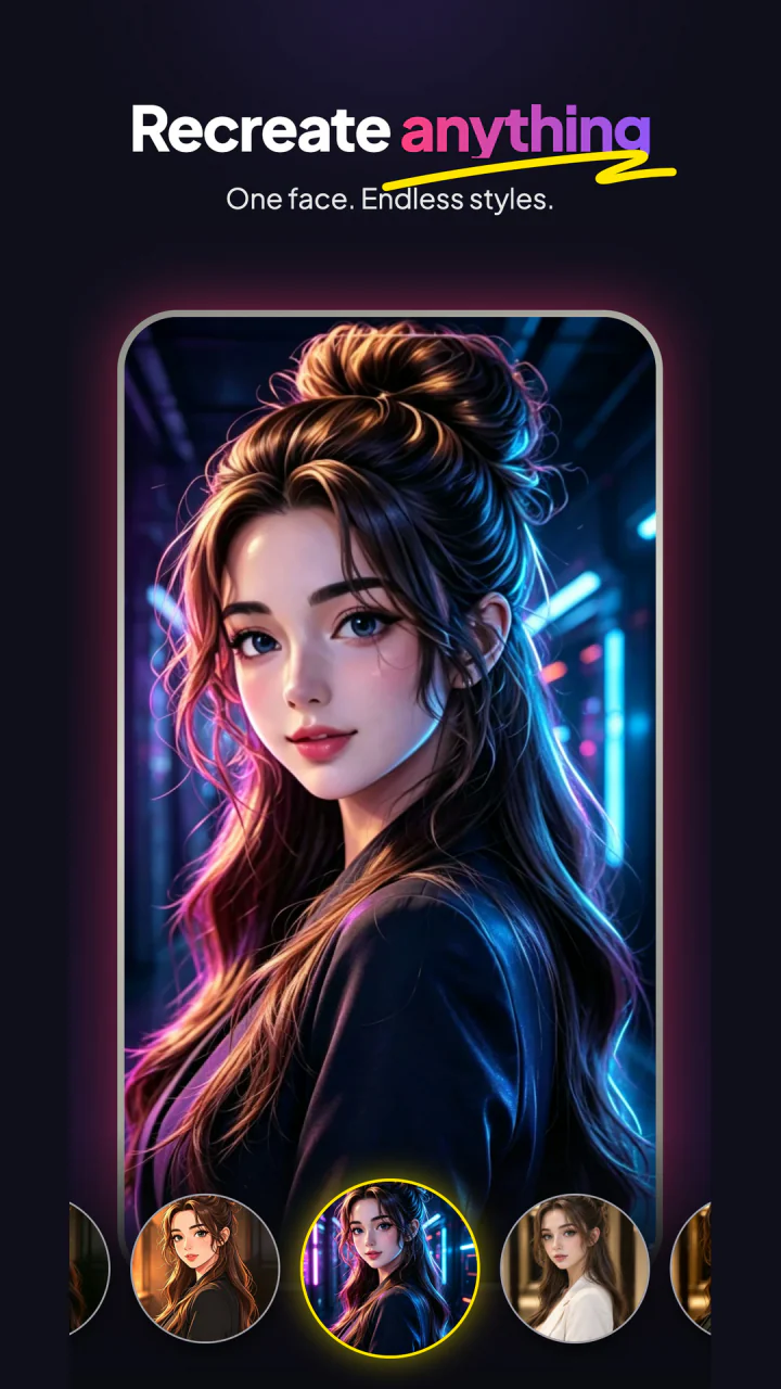 Recreate one photo in different AI styles with GummiVio